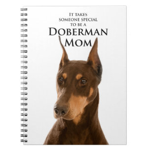Dobermann-Mama-Notizbuch Notizblock