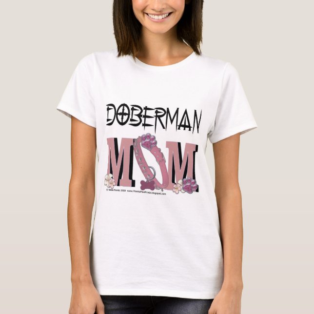 Dobermann MAMA T-Shirt (Vorderseite)