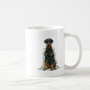 Dobermann Nscher Weihnachten Mir geht's gut Alles Kaffeetasse