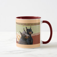 Dobermann-Paar-Tasse