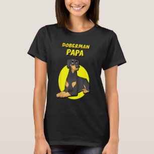 Dobermann Papa Dobermann Hund Vater T-Shirt
