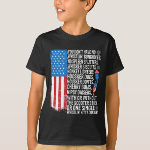 Dobermann Pinscher Amerikanische Flagge USA Großar T-Shirt