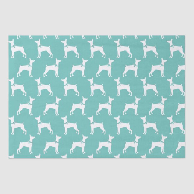 Dobermann Pinscher Dog Welpe Dobermann Seidenpapier (Vorderseite)