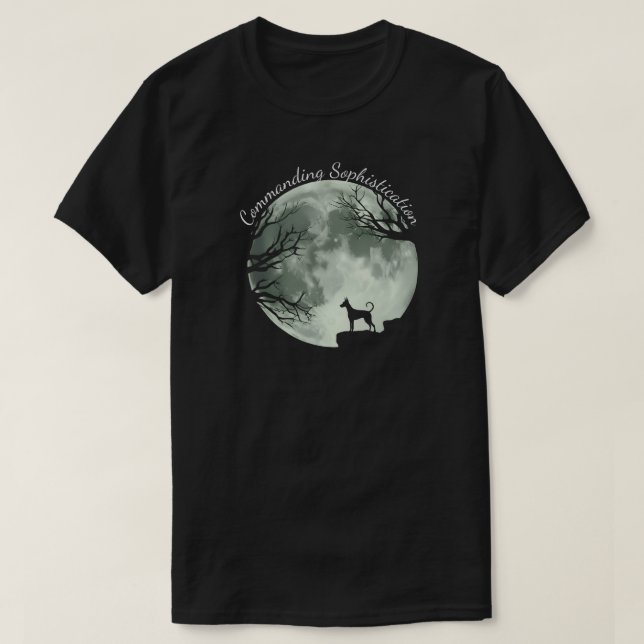 Dobermann Pinscher Eleganz T-Shirt (Design vorne)