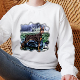 Dobermann Pinscher Hund Sweatshirt