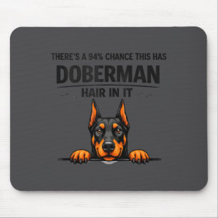 Dobermann Pinscher Hundefrau Haart Mousepad