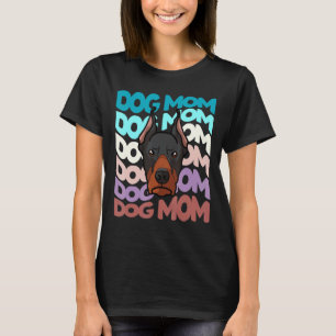 Dobermann Pinscher Hundemutter Retro Vintage Hund T-Shirt
