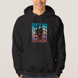 Dobermann Pinscher Hundemutter Retro Vintage Hunde Hoodie