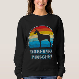 Dobermann Pinscher Vintage Design Hund Sweatshirt