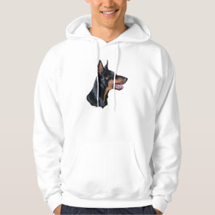 Dobermann Profil Hoodie