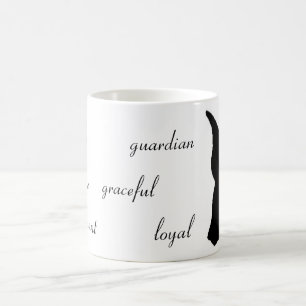 Dobermann-Silhouette-Tasse Tasse