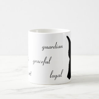 Dobermann-Silhouette-Tasse Tasse