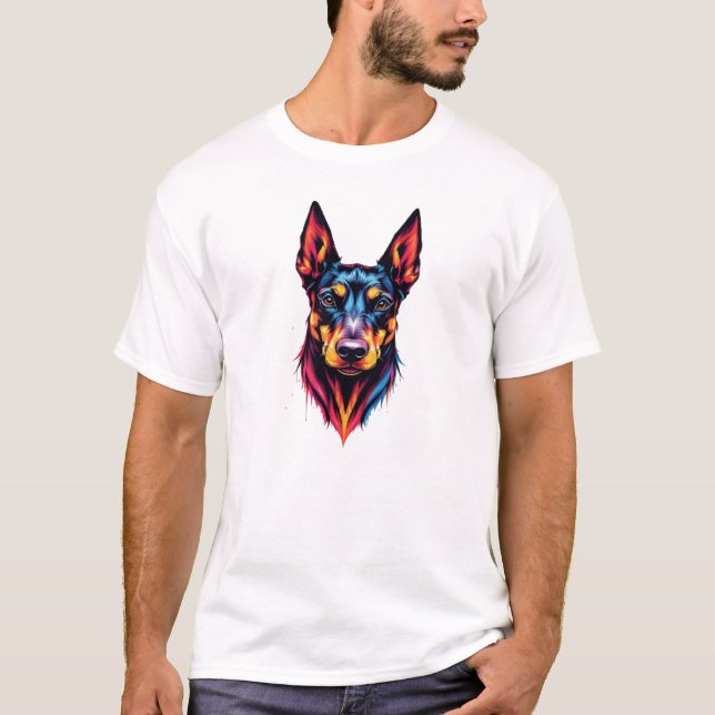 Dobermann  T-Shirt (Vorderseite)