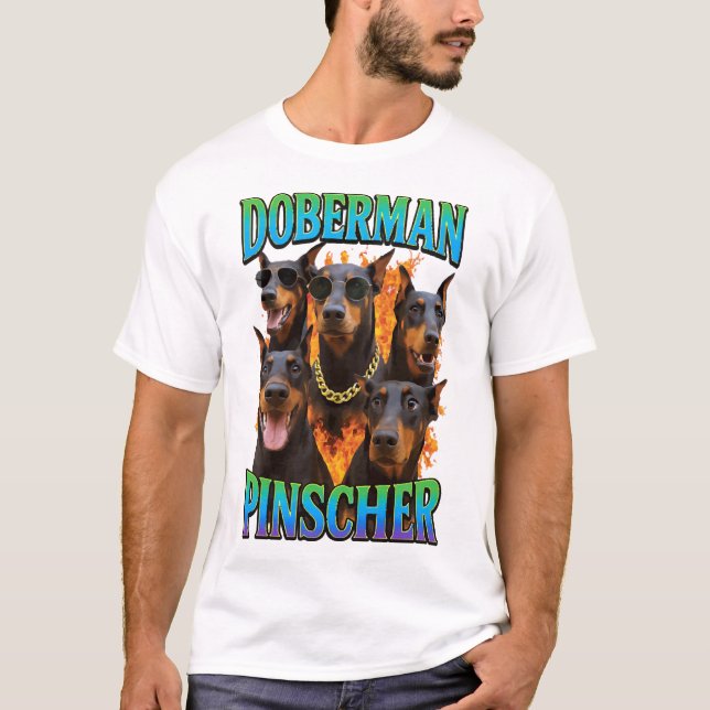 Dobermann  T-Shirt (Vorderseite)