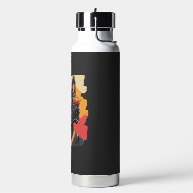 Dobermann Trinkflasche (Links)