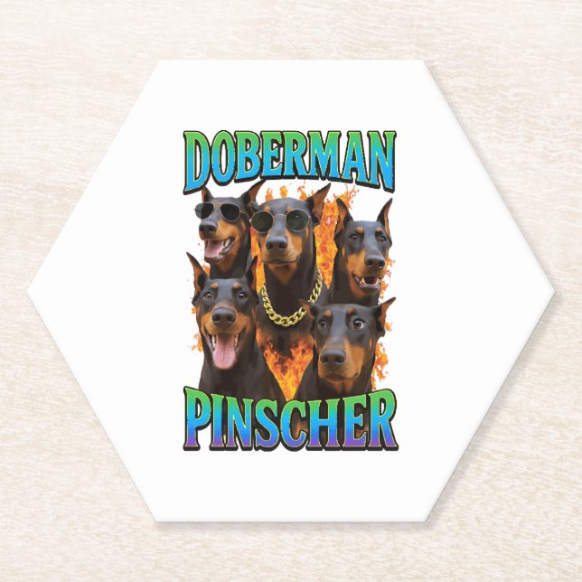 Dobermann  untersetzer (Vorderseite)
