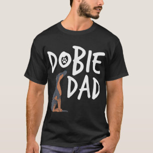 Dobermann Vater Doberman Pinscher Hund Welpe Pet L T-Shirt