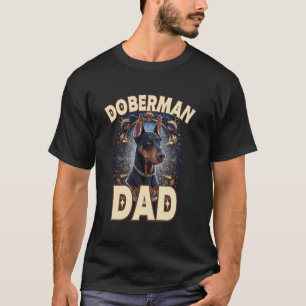 DOBERMANN-VATER Hundeelternteil Manns bester Freun T-Shirt