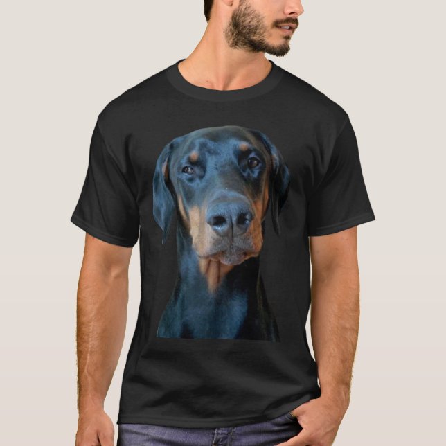 Dobermann-Vater T-Shirt (Vorderseite)