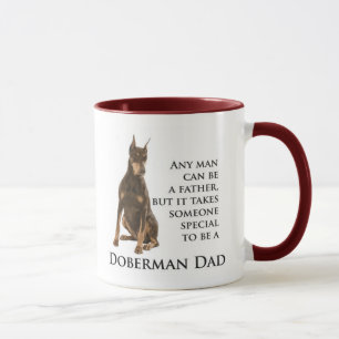 Dobermann-Vater-Tasse Tasse