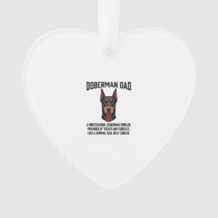 Dobermann-Vater Vintage Gravur Hunde Liebhaber Shi Ornament