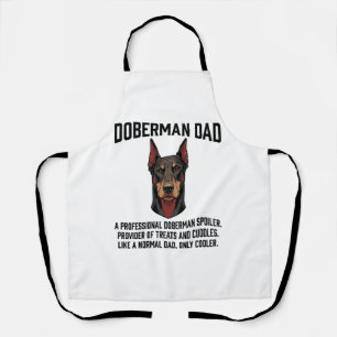 Dobermann-Vater Vintage Gravur Hunde Liebhaber Shi Schürze