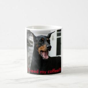 DobermannKaffeetasse Tasse