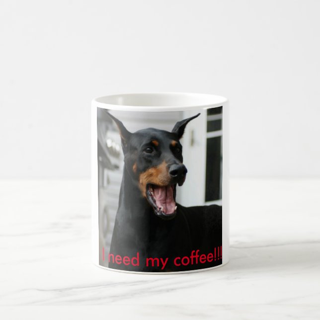 DobermannKaffeetasse Tasse (Mittel)