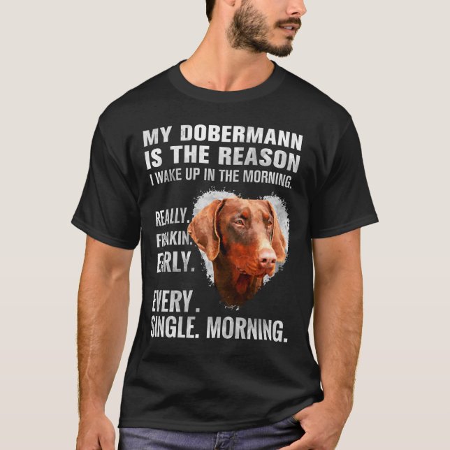 DobermannPinscher - Dobermann T-Shirt (Vorderseite)