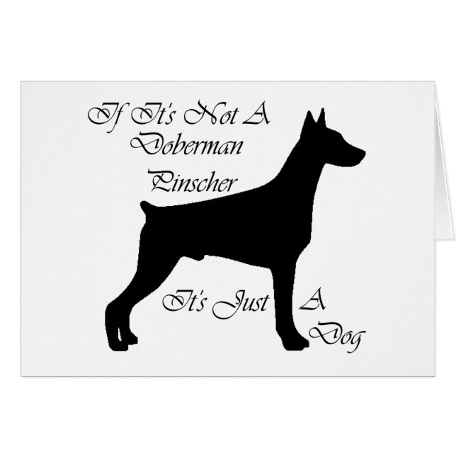 Dobermannpinscher-Geschenke (Vorderseite (Horizontal))