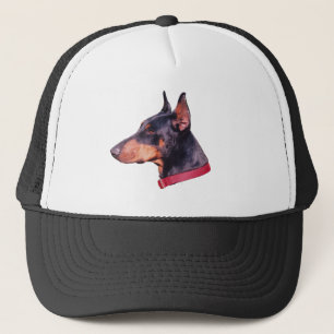 Dobermannpinscher-Gesichts-Hut Truckerkappe