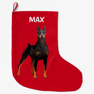DobermannPinscher Großer Weihnachtsstrumpf