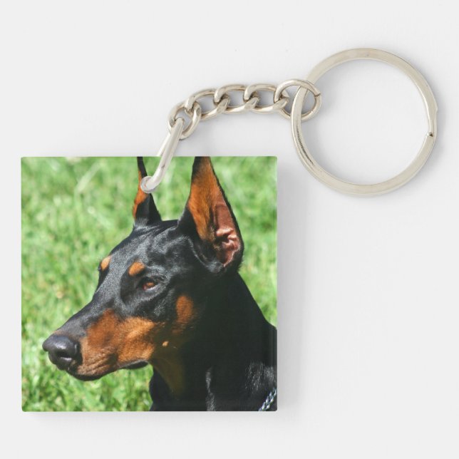 DobermannPinscher Schlüsselanhänger (Rückseite)