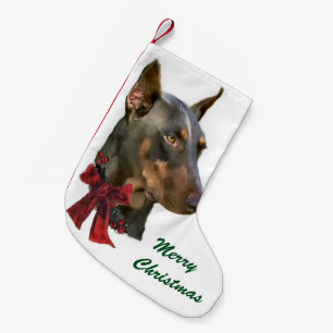Dobermannpinscher-Weihnachten Kleiner Weihnachtsstrumpf