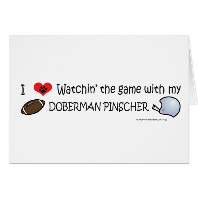 DOBERMANPINSCHER (Vorderseite (Horizontal))