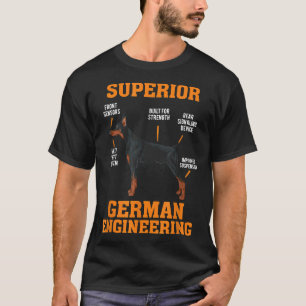 Dobermans überlegene deutsche Technik T-Shirt
