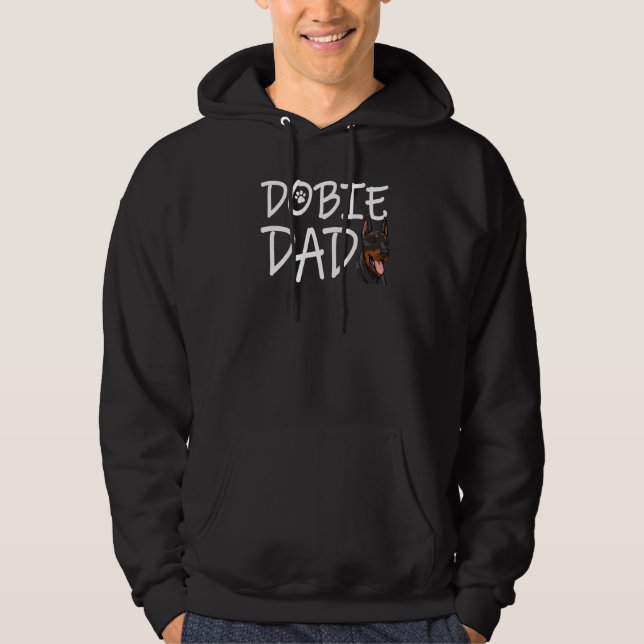 Dobie Dog Dad  Women Love Doberman Bread Love  1 Hoodie (Vorderseite)