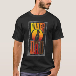 Dobie Vater Lustiger Hund Frauen Dobermann Liebe D T-Shirt