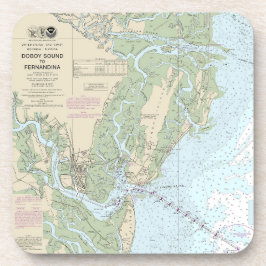 Doboy Sound to Fernandina Nautical Chart 11502 Getränkeuntersetzer