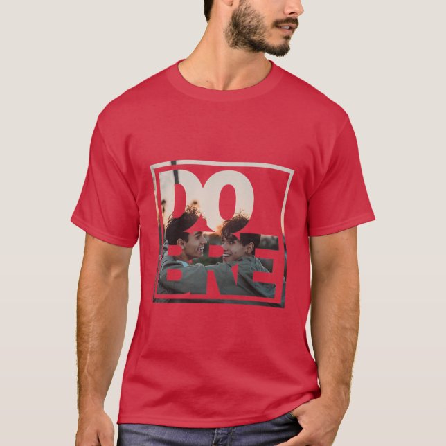 Dobre Zwillinge Retro T-Shirt (Vorderseite)