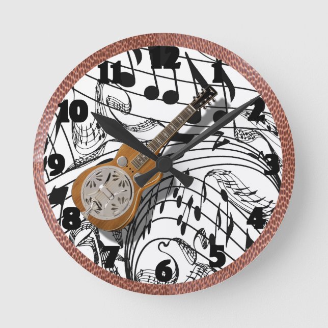 DOBRO-CLOCK RUNDE WANDUHR (Vorderseite)