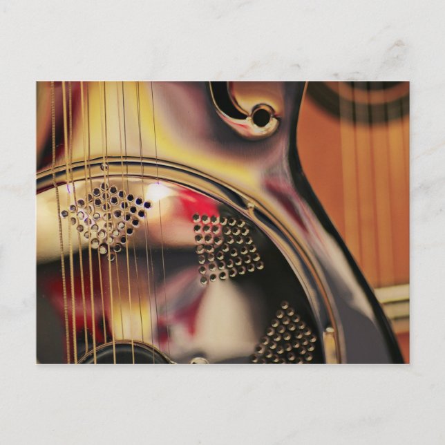 DOBRO, Gitarre ArT, Postcard Cool Postkarte (Vorderseite)