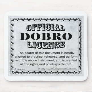 Dobro-Lizenz Mousepad