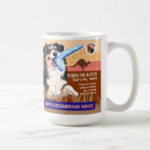 DOBRO'S BOOMERANG FLÜGEL AUSSIE Kunstmuseum Rezept Kaffeetasse