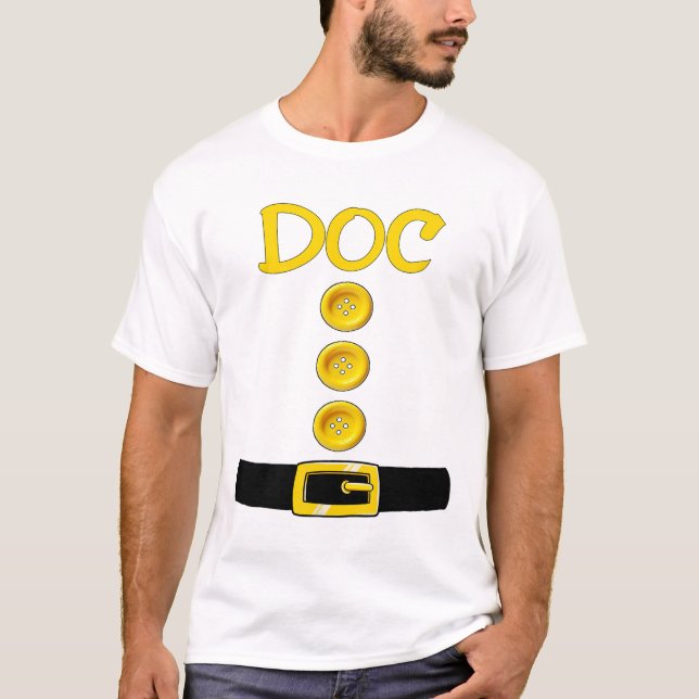 Doc Dwarf Halloween Kostümfarbenmatching Doc Dwa T-Shirt (Vorderseite)