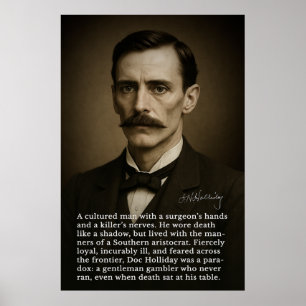 Doc Holliday - Gentleman, Gambler, Gunfighter Poster