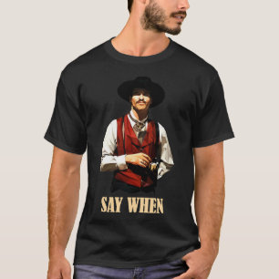 Doc Holliday sagen, wenn Retro Vintage Geschenkfäc T-Shirt