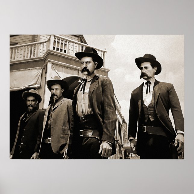 Doc Holliday und der Earps-Grabstein Poster (Vorne)