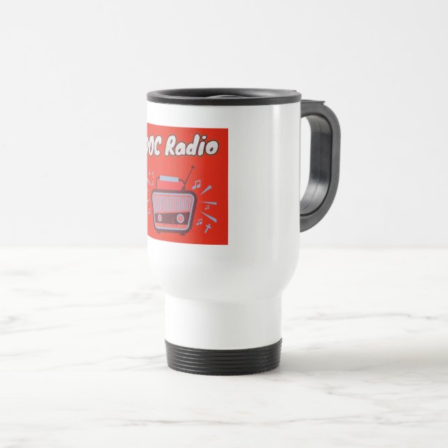 DOC Radio Travel Mug Reisebecher (VorderseiteRechts)