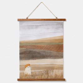 Docile Wandteppich Mit Holzrahmen